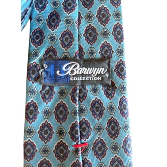 Vintage Barwyn Collection Silk Tie Lot (2) – Imported Italian Silk - Picture 2 of 5